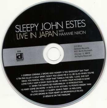 CD Hammie Nixon: Live In Japan