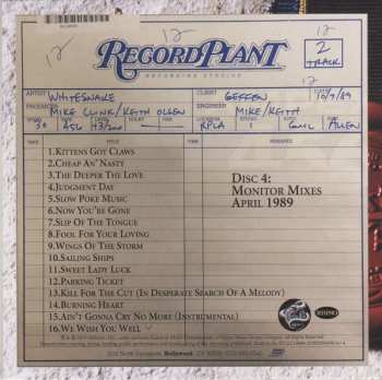 6CD/DVD/Set di cofanetti Whitesnake: Slip Of The Tongue (30th Anniversary Remaster MMXIX) DLX