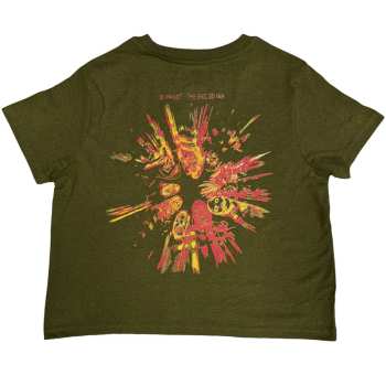 Merce Slipknot: Slipknot Ladies Crop Top: The End, So Far Band Figures (green) (back Print) (small) S