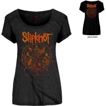 Merce Slipknot: Dámské Scoop Neck Tričko The Wheel  S