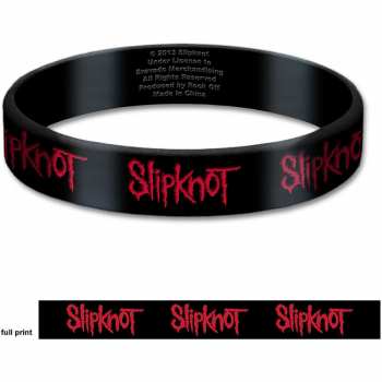 Merch Slipknot: Bracciale in gomma Logo Slipknot