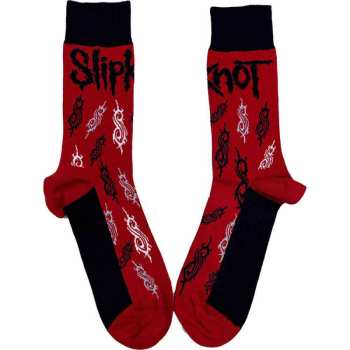 Merce Slipknot: Slipknot Unisex Ankle Socks: Tribal S (red) (uk Size 4 - 7) 36 - 42
