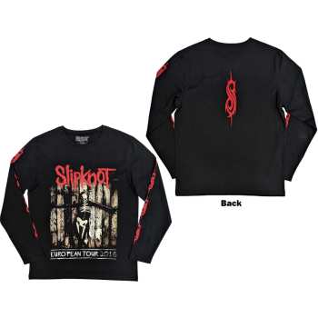 Merce Slipknot: Slipknot Unisex Long Sleeve T-shirt: Skeleton Flag (back & Sleeve Print) (small) S
