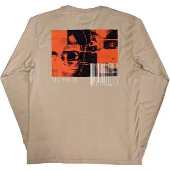 Merce Slipknot: Slipknot Unisex Long Sleeve T-shirt: The End So Far Logo Barcode (back & Sleeve Print) (small) S