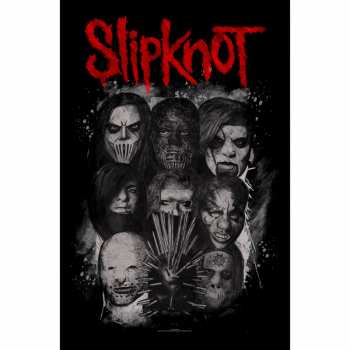 Merch Slipknot: Poster in tessuto Masks