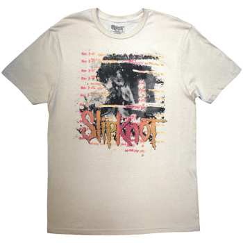 Merce Slipknot: Slipknot Unisex T-shirt: 25th Anniversary Inlay (sand) (back Print) (small) S