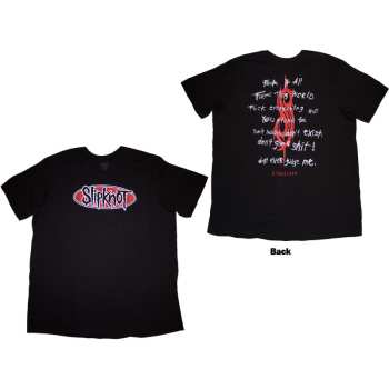 Merce Slipknot: Slipknot Unisex T-shirt: F It All (back Print) (small) S