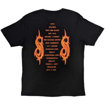 Merce Slipknot: Slipknot Unisex T-shirt: Live At Msg Orange (back Print) (small) S