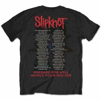 Merce Slipknot: Tričko Prepare For Hell 2014-2015 Tour  S