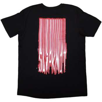 Merce Slipknot: Slipknot Unisex T-shirt: Stretched Barcode (black) (back Print) (small) S