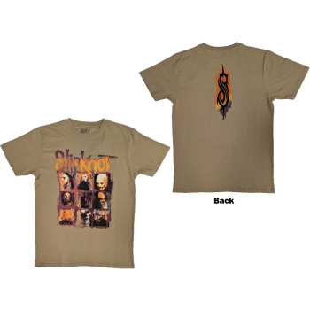 Merce Slipknot: Slipknot Unisex T-shirt: The End So Far Grid Photos (back Print) (small) S
