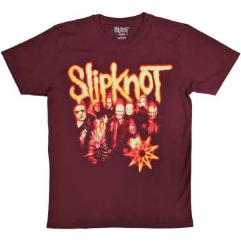 Merch Slipknot: Maglietta The End So Far Group Photo Tribal S Nonogram