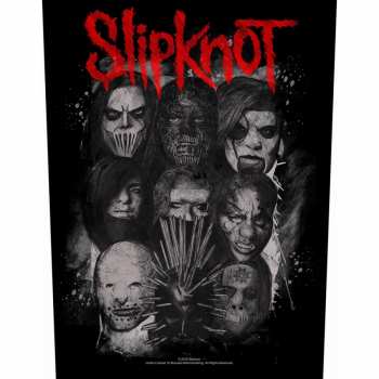 Merch Slipknot: Applicazione sulla schiena We Are Not Your Kind Masks