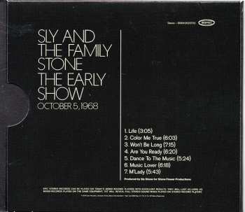4CD Sly & The Family Stone: Live At The Fillmore East October 4th & 5th, 1968