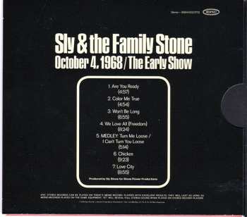 4CD Sly & The Family Stone: Live At The Fillmore East October 4th & 5th, 1968