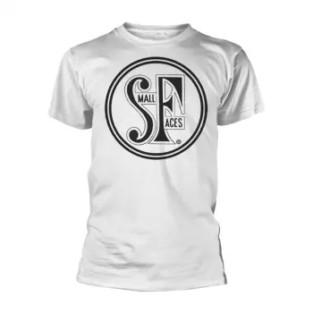 Maglietta Logo Small Faces (white/black)