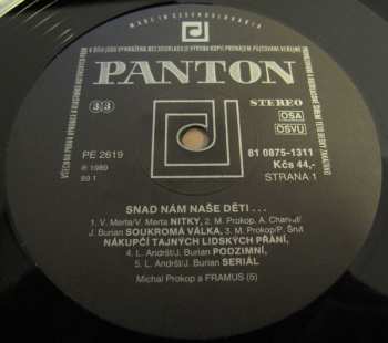 LP Michal Prokop: Snad Nám Naše Děti...
