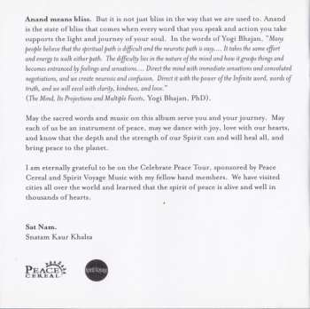 CD Snatam Kaur Khalsa: Anand = Bliss
