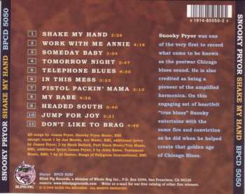 CD Snooky Pryor: Shake My Hand