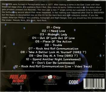 CD Snowmen: Rock And Roll Communication 1982-83 