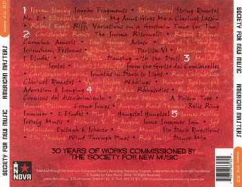 5CD Society For New Music: American Masters For The 21st Century