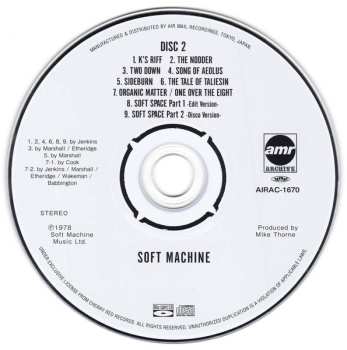 2CD Soft Machine: Alive & Well Recorded In Paris