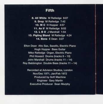 CD Soft Machine: Fourth/Fifth