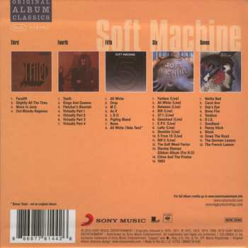 5CD/Set di cofanetti Soft Machine: Original Album Classics