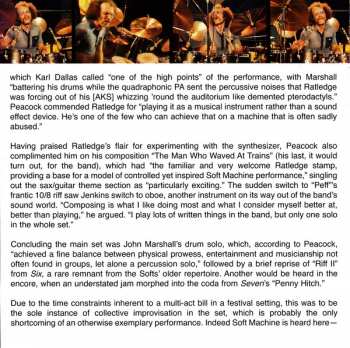 CD/DVD Soft Machine: Switzerland 1974