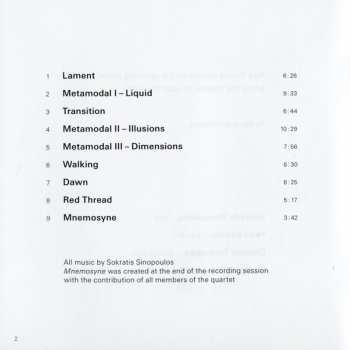 CD Sokratis Sinopoulos Quartet: Metamodal