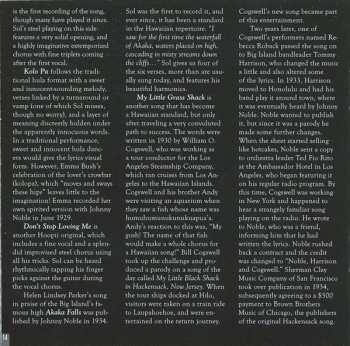 CD Sol Hoopii And His Novelty Quartette: Classic Hawaiian Steel Guitar Performances 1933-34