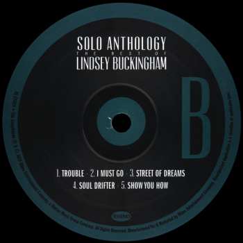 6LP/Set di cofanetti Lindsey Buckingham: Solo Anthology: The Best Of Lindsey Buckingham