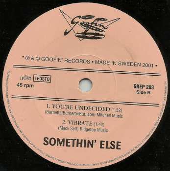 SP Somethin' Else: Number Nine Train