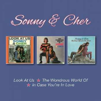 3CD Sonny & Cher: Look At Us ★ The Wondrous World Of ★ In Case You're In Love