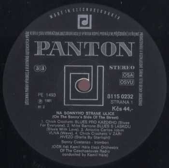 LP Czechoslovak Radio Jazz Orchestra: Na Sonnyho Straně Ulice / On The Sonny's Side Of The Street