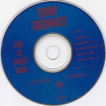 CD Sonny Greenwich: Live At Sweet Basil LTD