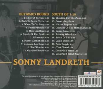 2CD Sonny Landreth: Outward Bound / South Of I-10