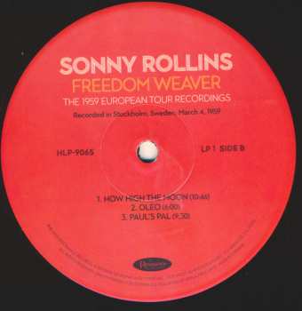 4LP/Set di cofanetti Sonny Rollins: Freedom Weaver (The 1959 European Tour Recordings) LTD | NUM