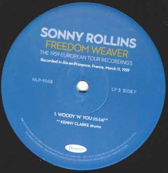 4LP/Set di cofanetti Sonny Rollins: Freedom Weaver (The 1959 European Tour Recordings) LTD | NUM