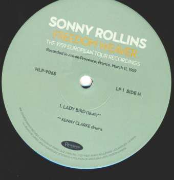 4LP/Set di cofanetti Sonny Rollins: Freedom Weaver (The 1959 European Tour Recordings) LTD | NUM