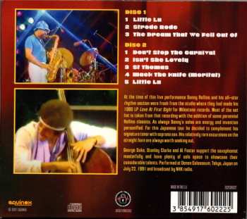 2CD Sonny Rollins: Live Under The Sky...'81