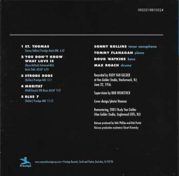 CD Sonny Rollins: Saxophone Colossus