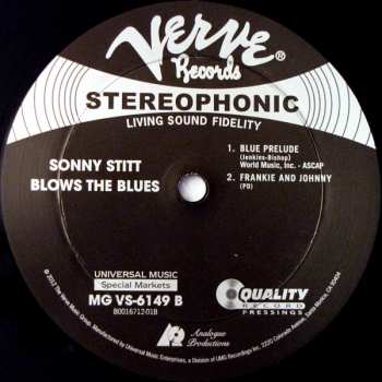 2LP Sonny Stitt: Blows The Blues LTD | NUM