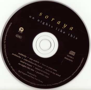 CD Soraya: On Nights Like This