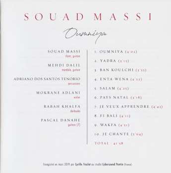 CD Souad Massi: Oumniya
