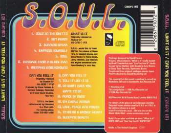 CD S.O.U.L.: What Is It / Can You Feel It
