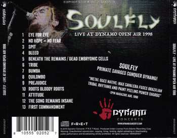 CD Soulfly: Live At Dynamo Open Air 1998
