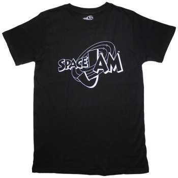 Merch Space Jam 2: Maglietta Retro B&w Logo Space Jam