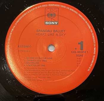 LP Spandau Ballet: Heart Like A Sky
