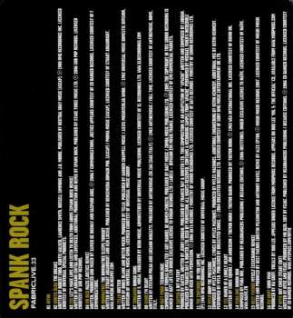 CD Spank Rock: FabricLive. 33